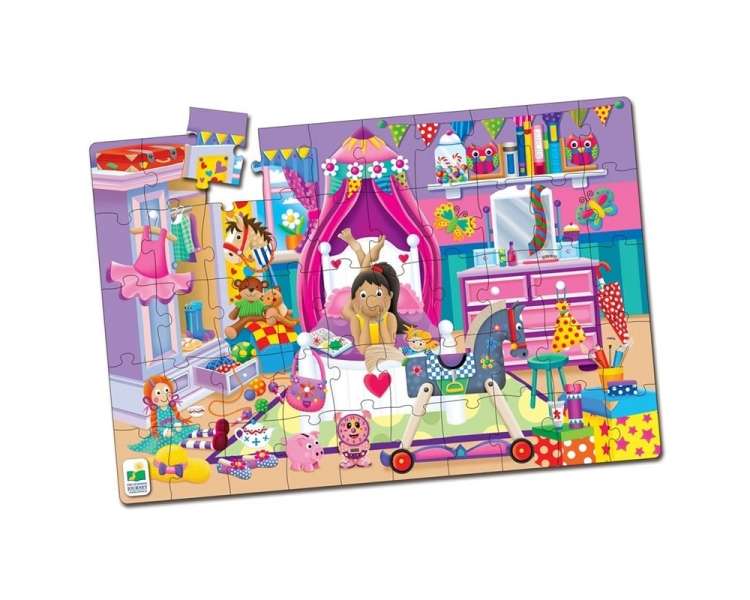 The Learning Journey - Jumbo Floor Puzzles - In My Room (50 pcs) (436233)