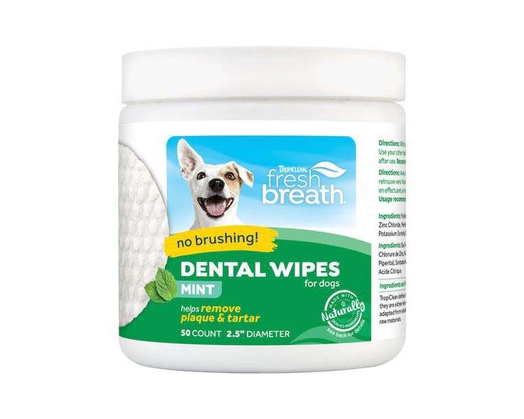 Tropiclean - Dental wipes 50pcs - (719.0080)