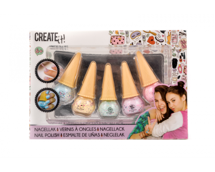 CREATE IT! - Nail Polish Icecream - 5 in Giftbox (84133)