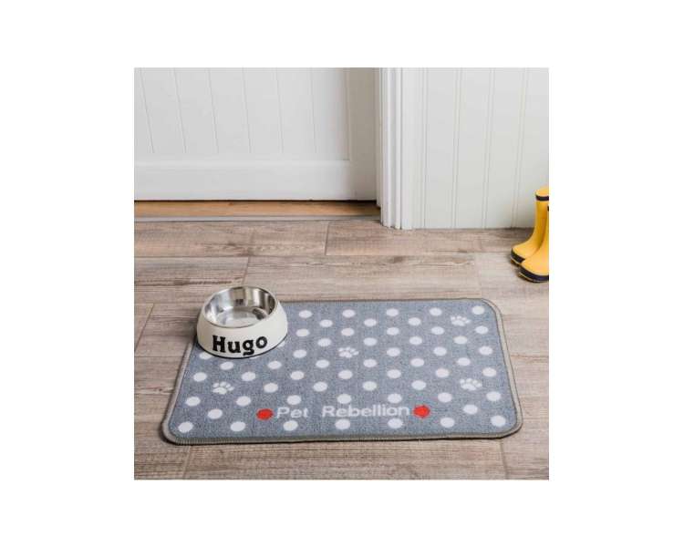 Pet Rebellion - Absorbent Food Mat - Paw Dots - 40x60cm - (869134133548)