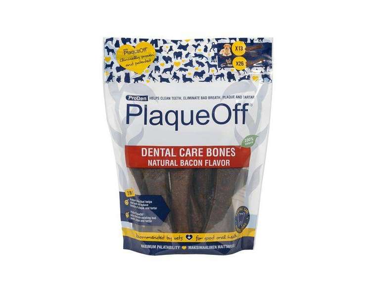 PlaqueOff - DENTAL BONES BACON 480g - (721.0044)