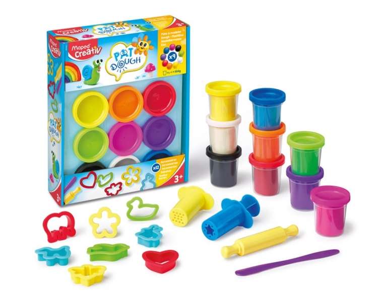 Maped - Creativ - Pot Dough Kit w. Forms (907202)