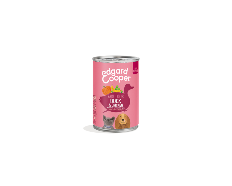 Edgard Cooper - Duck & Chicken Puppy Wet food 400gr - (542503948532)