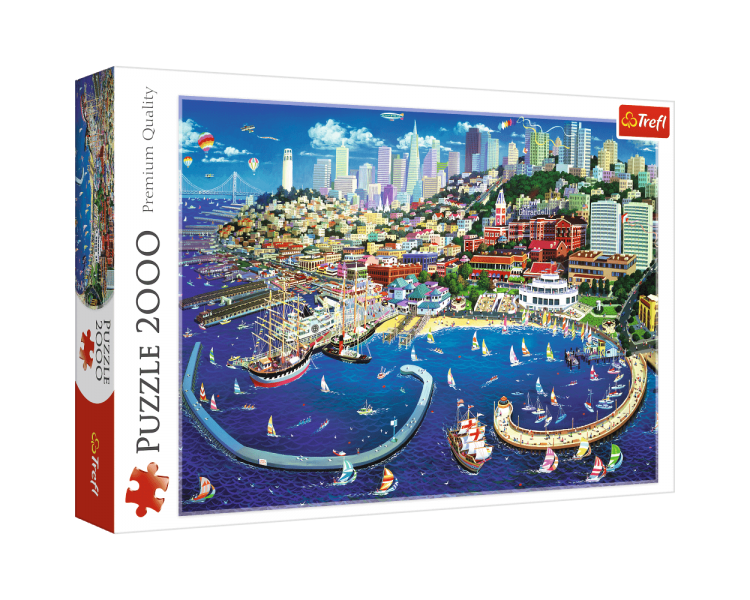 Trefl - Puzzle 2000 pc - San Francisco Bay (27107)