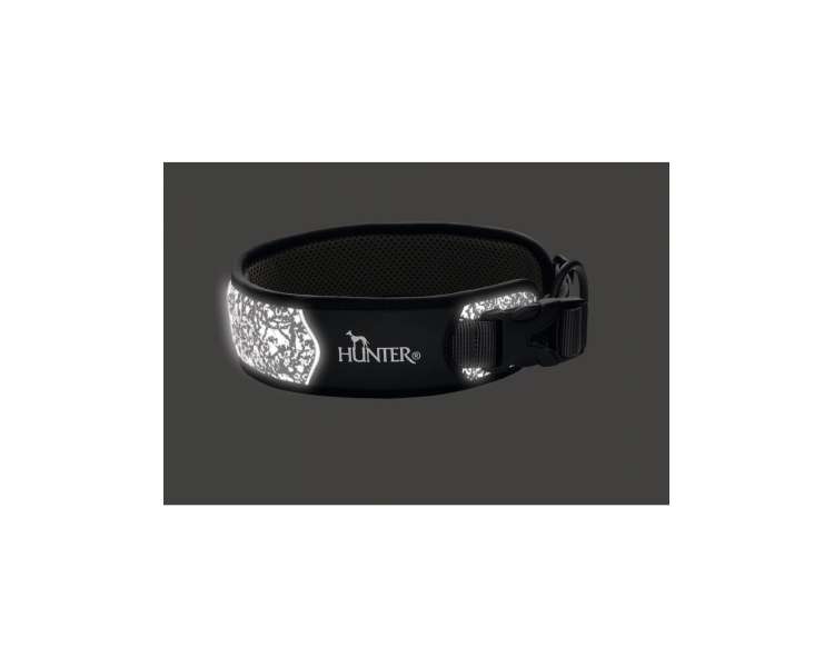 Hunter - Collar Divo Reflect S, black/grey - (68964)