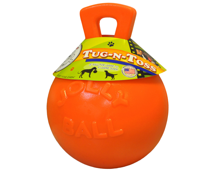 Jolly Pets - Tug-N-Toss 10cm Orange (Vanilla Smell) - (JOLL044C)