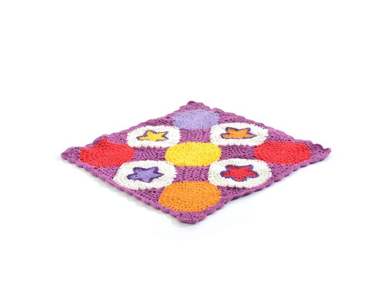 Smallstuff - Knitted Doll Blanket - Syren