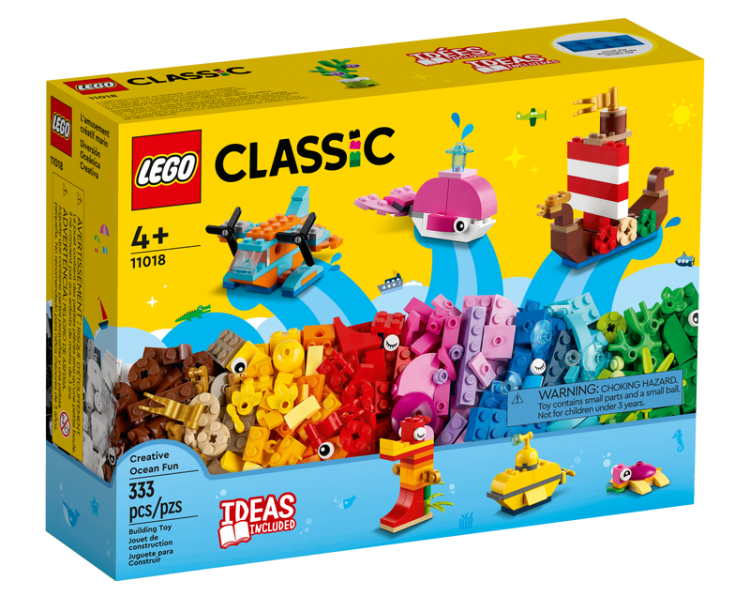 LEGO Clásico, Diversión Creativa en el Océano (11018)