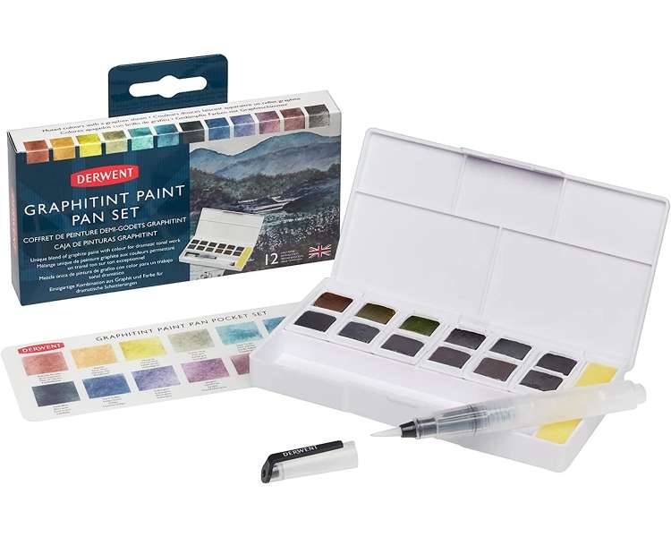 Derwent, Conjunto De 12 Panes Graphitint