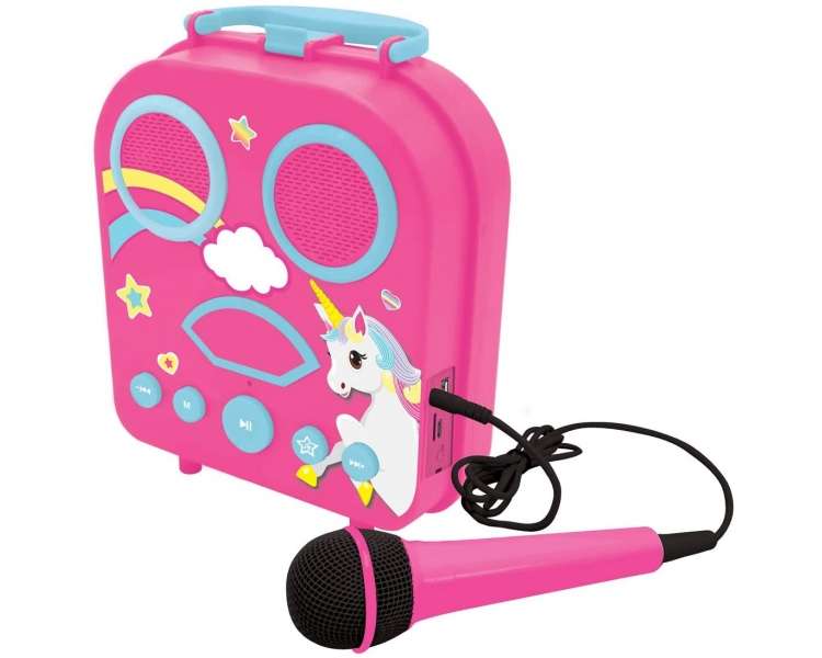 Lexibook - My Secret Portable Karaoke – Unicorn design (BTC050UNI)