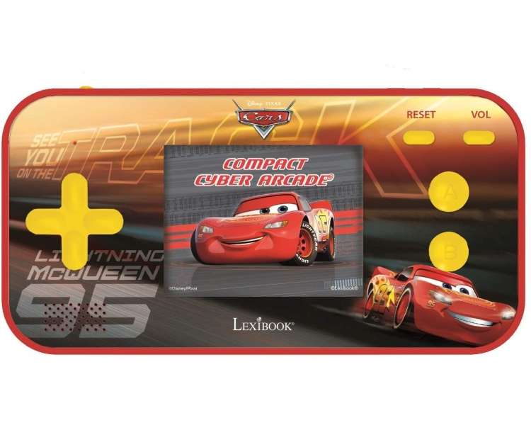 Lexibook - Disney Cars - Handheld Console Compact Cyber Arcade (JL2367DC)