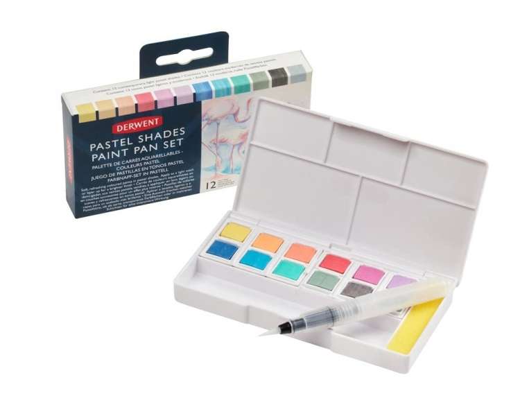 Derwent - Pastel shades paint pan set