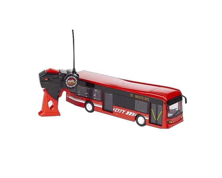 Maisto - City Bus R/C 33cm 27Mhz - Red (140040)