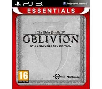 The Elder Scrolls IV Oblivion 5th Anniversary Edition Essentials Juego para Consola Sony PlayStation 3 PS3