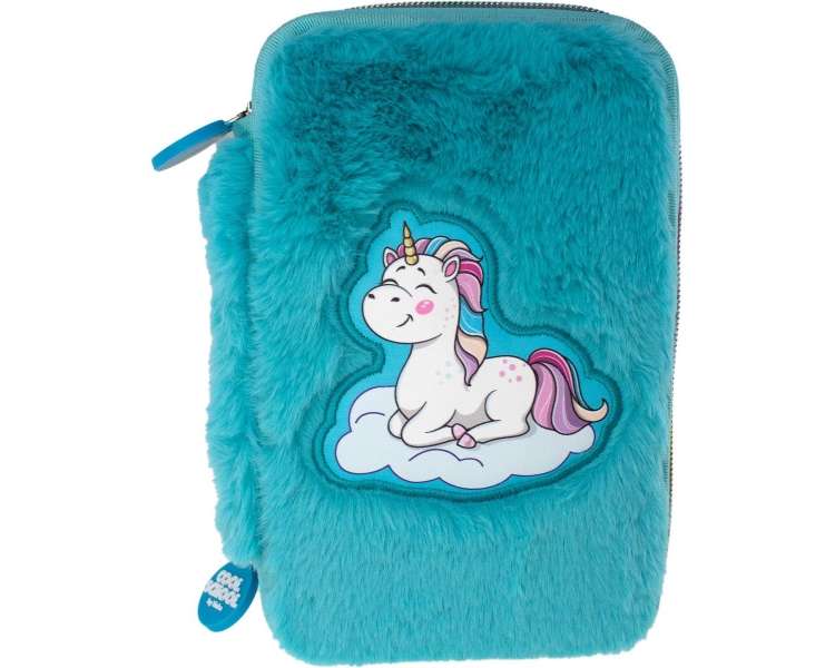 Tinka - Tripple Pencil Case - Unicorn Plush (8-802435)