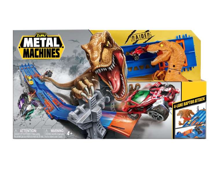 Metal Machines - Playset - 4 Lane Raptor Attack Set (6740)