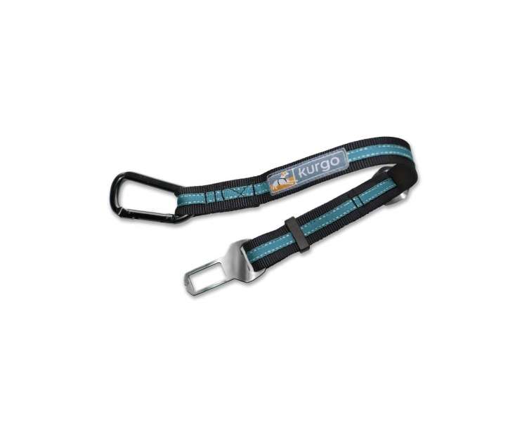 Kurgo - Direct to Seatbelt Tether, Blue - (81314601965)