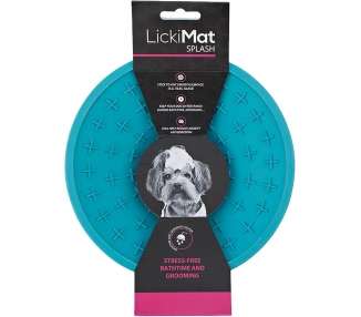 LICKI MAT - Dog Bowl Splash Light Blue 19Cm - (645.5322)