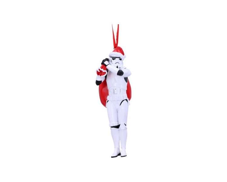 Stormtrooper Santa Sack Hanging Ornament 13cm