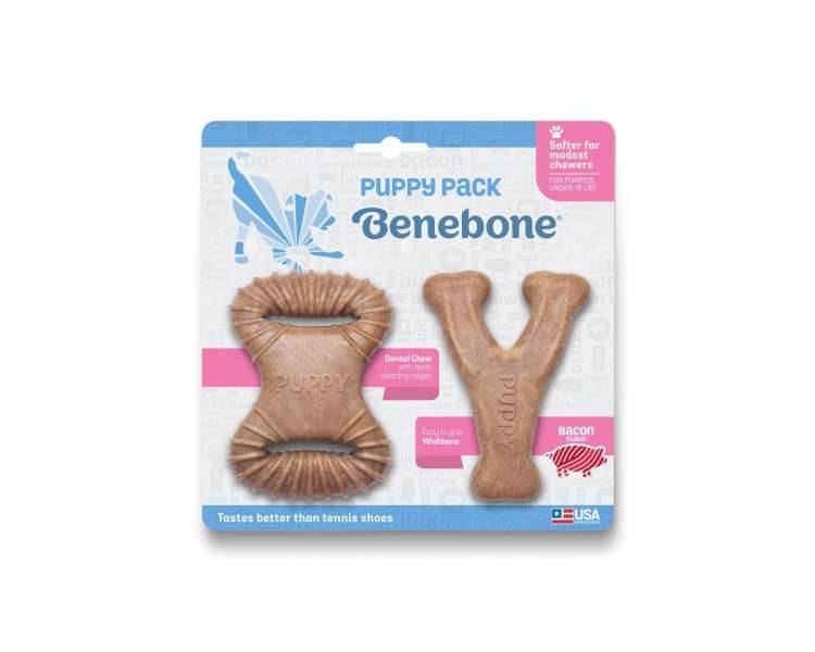 Benebone - Puppy 2-Pack Dental Chew/Wishbone 10cm - (85411100449)