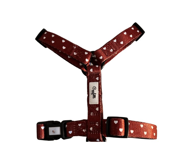 Confetti Dogs - Dog Harness Hearts Size S 26-42 cm - (PHU2339S)