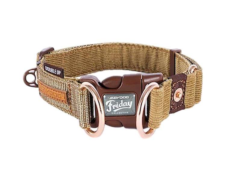 Ezydog - Collar Double Up Corduroy S 22-29Cm - (605.0075)