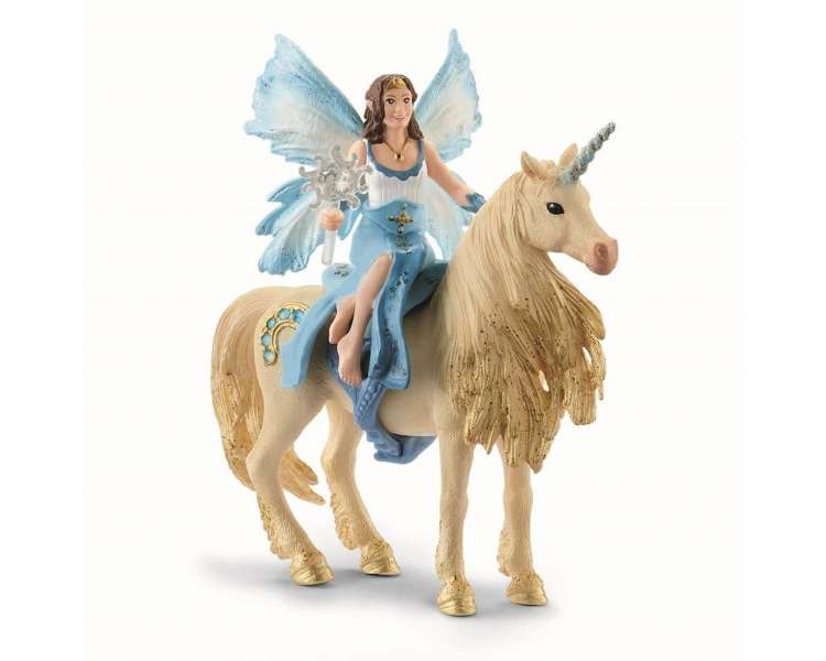 Schleich - Bayala - Eyela riding on golden unicorn (42508)