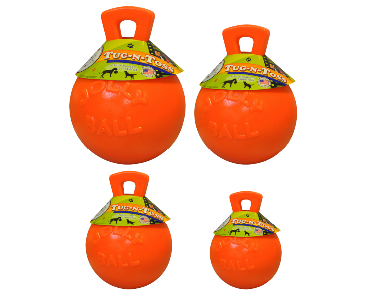 Jolly Pets - Tug-N-Toss 20cm Orange (Vanilla Smell) - (JOLL046C)