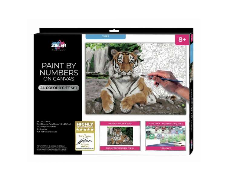 Zieler - Paint By Numbers - Tiger (609299433)