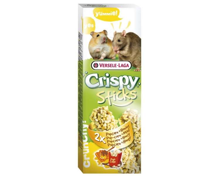 Versele Laga - Sticks Hamsters-Rats Popcorn & Honey 100Gr - (510.0120)
