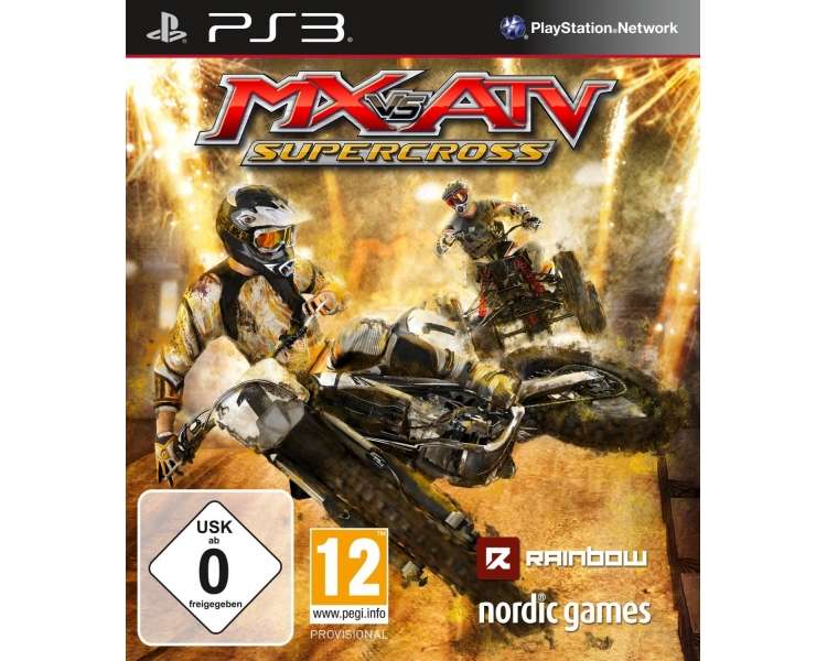 MX Vs ATV: Supercross Juego para Consola Sony PlayStation 3 PS3