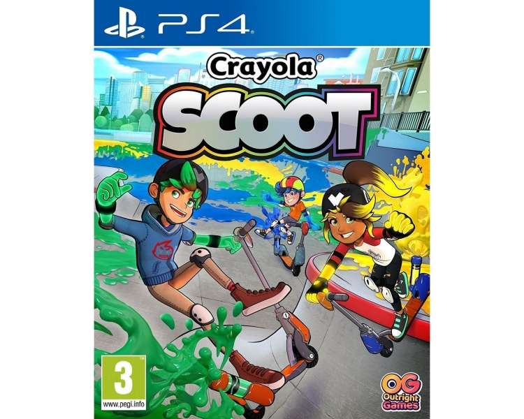 Crayola Scoot Juego para Consola Sony PlayStation 4 , PS4