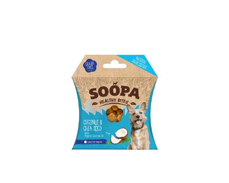 SOOPA - Healthy Bites Coconut & Chia Seed 50g - (SO920739)