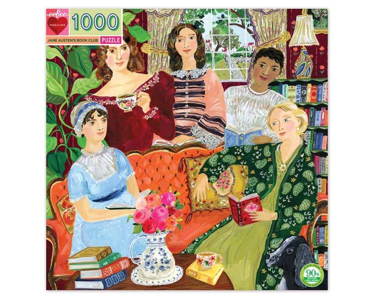 eeBoo - Puzzle - Jane Austen's Book Club, 1000 pc (EPZTJAB)