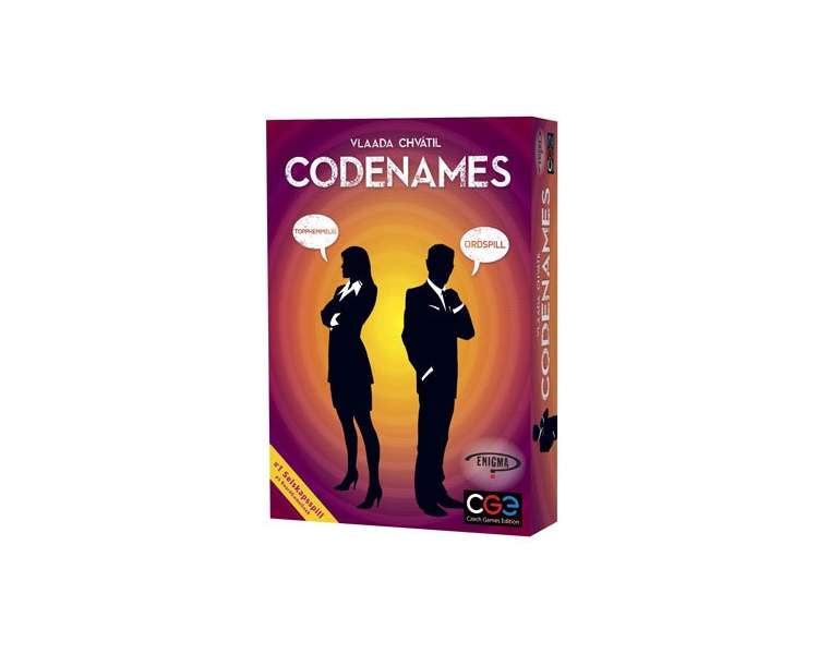Codenames boardgame (Norwegian)