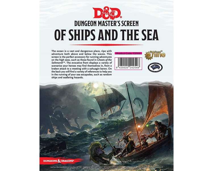 Dungeons & Dragons - 5th Edition - DM Screen Of Ships and the Sea (D&D) (GF073711)