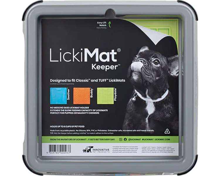 LICKI MAT - Keeper Grey(Classic & Tuff) - (645.5370)