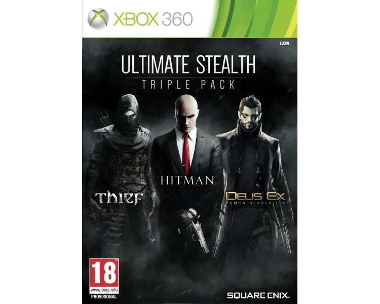 Hitman Absolution, Thief & Deus Ex Bundle Juego para Consola Microsoft XBOX 360
