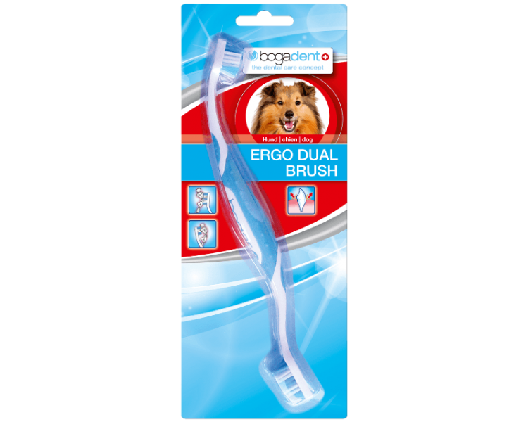 Bogadent - Ergo Dual brush dog 1pc - (UBO0711)