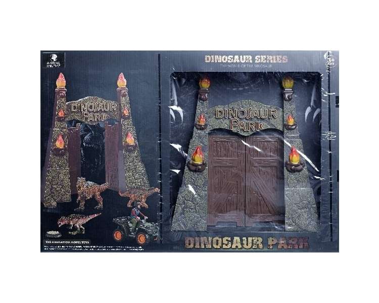 Dinosaur Park - Dinosaurs, Plants, Man & Vehicle (525010)