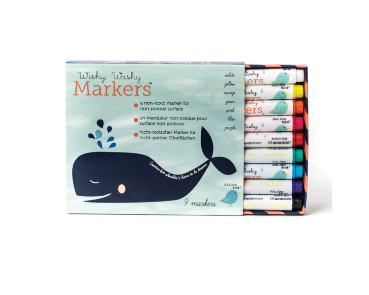 Jaq Jaq Bird - Wishy Washy Markers (J-WWM-353)