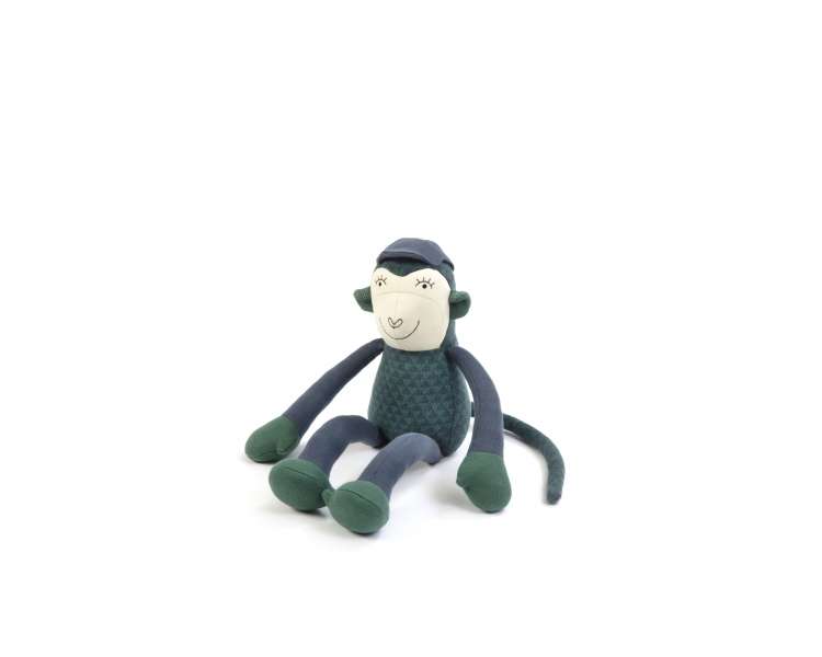 Smallstuff -  Monkey Simon - Blue/ Green