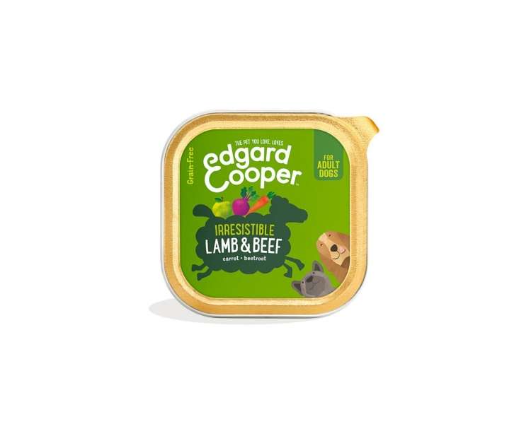 Edgard Cooper - Lamb & Beef Adult Patee 300gr - (542503948486)