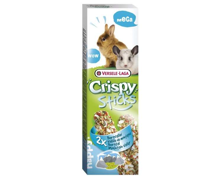 Versele Laga - Mega Sticks Rabbits-Chinchillas Mountain Valley 140Gr - (510.0152)