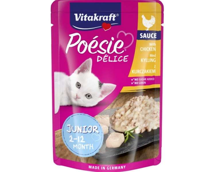 Vitakraft - Poésie Délice Junior chicken 85gr - (36668)
