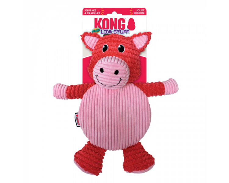 Kong - Low Stuff Crackle Tummiez Pig Lg - (KONGLWR14E)