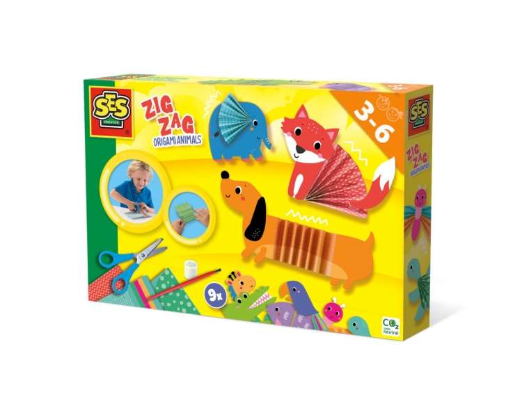 SES Creative - Zig Zag Origami Animals - (S14026)