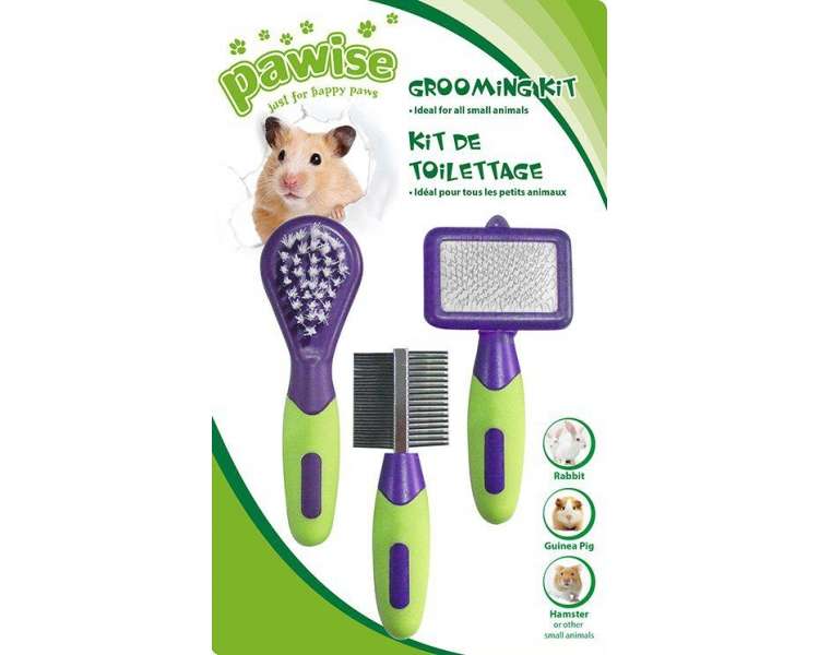 Pawise - Grooming Kit Rodent 3pcs - (520.1250)