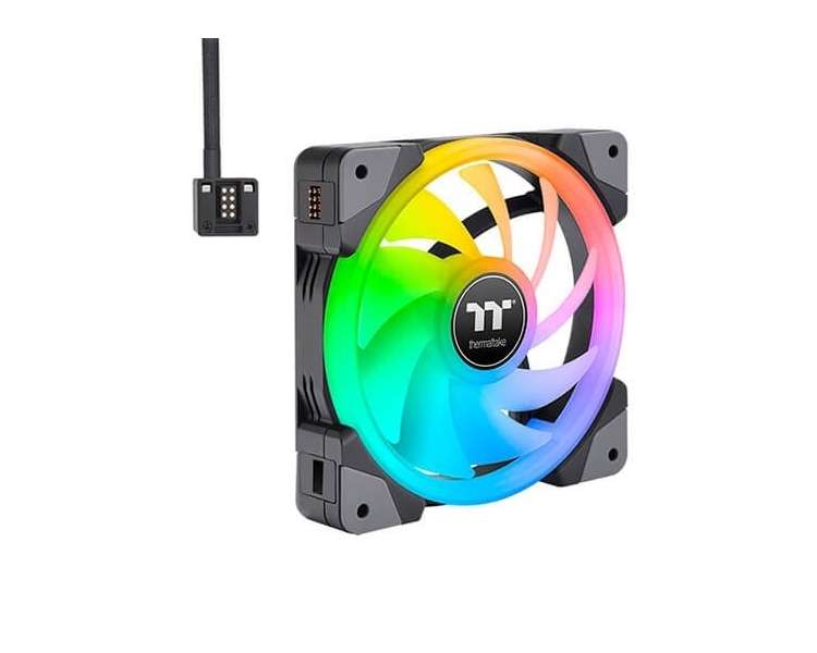 VENTILADOR 120X120 THERMALTAKE SWAFAN EX12 RGB PACK 3UD