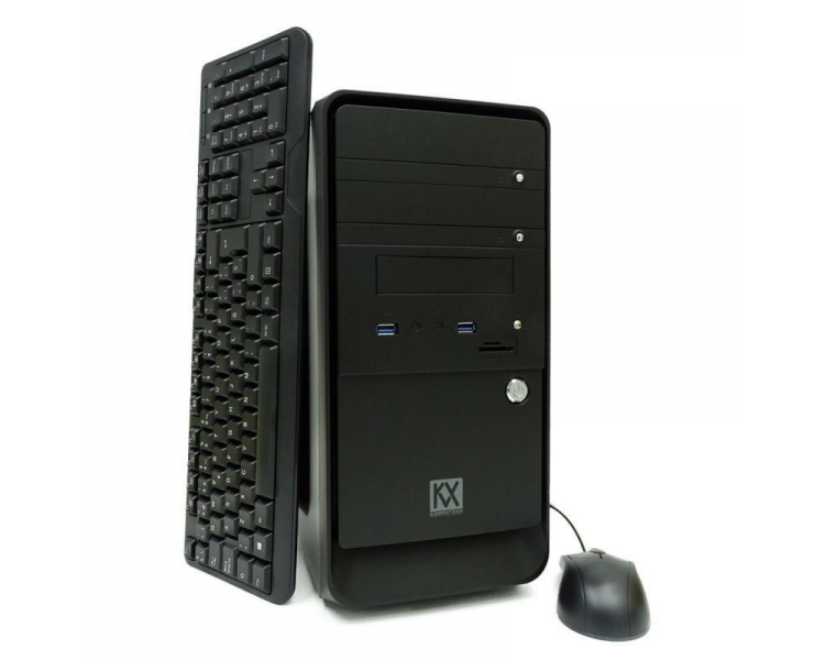 Pc kvx xline 1 intel core i3-12100f gen12/ 8gb/ 256gb ssd/ geforce gt 710/ sin sistema operativo